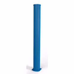Doccia Solare da Esterno con Nebulizzatore Miscelatore e Doccetta Mobile Arkema Jolly Go Blu