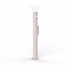 Doccia Solare Jolly Go 23 Litri In Alluminio Con Doccetta E Nebulizzatore Colore Bianca Cv-Jg150/9001