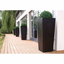 Vaso 37,5x102 cm in Resina Arkema Quadro 102 Cherry - Vista aggiuntiva 2