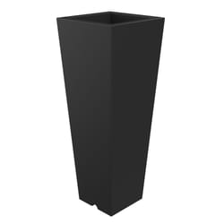 Vaso 34x86 cm in Resina Arkema Quadro 86 Antracite
