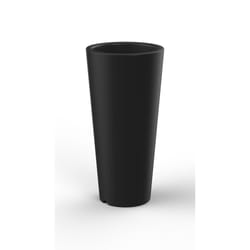 Vaso Ø37,5x102 cm in Resina Arkema Tondo 102 Antracite