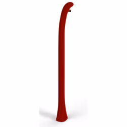 Doccia Solare da Esterno Giardino 20L Miscelatore e Lavapiedi Arkema Happy One Ruby