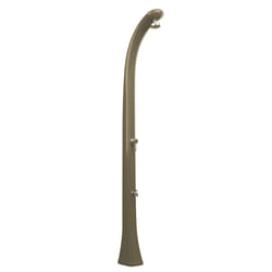 Doccia Solare da Esterno Giardino 20L Miscelatore e Lavapiedi Arkema Happy One Dove Gray