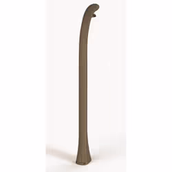 Doccia Solare da Esterno Giardino 20L Miscelatore e Lavapiedi Arkema Happy One Dove Gray