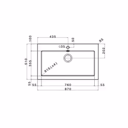Apell PUG861I Lavello montato su piano Rettangolare - Vista aggiuntiva 2