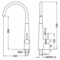 Apell AP9010CR rubinetto Cromo - Vista aggiuntiva 2