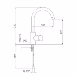 Apell APL7781CR rubinetto Cromo - Vista aggiuntiva 2
