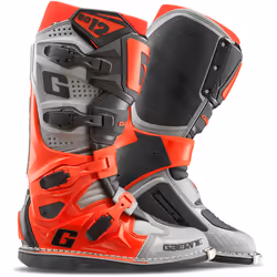 Gaerne SG-12 Stivali da motocross, nero-grigio-arancione, dimensione 42 per uomo