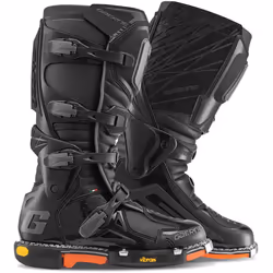 Gaerne Fastback Supermoto Stivali da moto, nero-arancione, dimensione 42 per uomo - Vista aggiuntiva 2