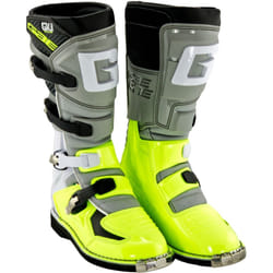 Gaerne GX-J Bambini Motocross Stivali, grigio-giallo, dimensione 34