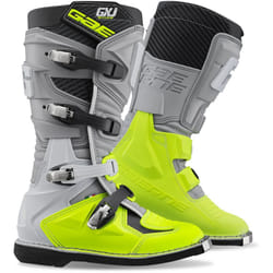 Gaerne GX-J Bambini Motocross Stivali, grigio-giallo, dimensione 35