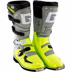 Gaerne GX-J Bambini Motocross Stivali, grigio-giallo, dimensione 35