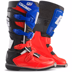 Gaerne GX-J Bambini Motocross Stivali, bianco-rosso-blu, dimensione 35