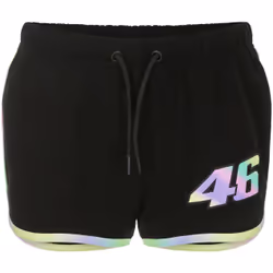 VR46 Number 46 Pantaloncini donna, nero, dimensione XS per donne