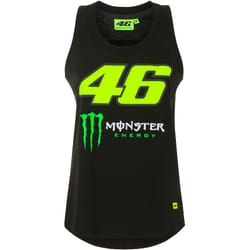 VR46 Dual 46 Monster Canotta da donna, nero-verde-giallo, dimensione L per donne