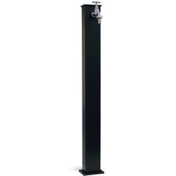 KAM - fontana da giardino vedovella 'york' nero, 11x8x82 cm