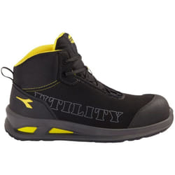 Scarpe alte antinfortunistiche Diadora Smart Softbox Mid S3L fo sr esd - 37 - Nero - Nero