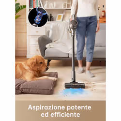 Dreame VMR20611 scopa elettrica Aspirapolvere a bastone 2 in 1 Batteria Secco HEPA Senza sacchetto 0,6 L 570 W Grigio 29 Ah