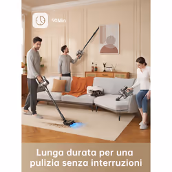 Dreame VMR20611 scopa elettrica Aspirapolvere a bastone 2 in 1 Batteria Secco HEPA Senza sacchetto 0,6 L 570 W Grigio 29 Ah - Vista aggiuntiva 4