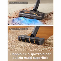 Dreame VMR20611 scopa elettrica Aspirapolvere a bastone 2 in 1 Batteria Secco HEPA Senza sacchetto 0,6 L 570 W Grigio 29 Ah - Vista aggiuntiva 6