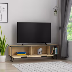 Mobile porta Tv Furoki 150x50 colore rovere - Vista aggiuntiva 2