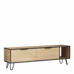 Mobile porta Tv Furoki 150x50 colore rovere - Vista aggiuntiva 3
