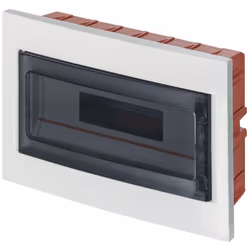 - Porta in policarbonato fumé. - Cassetta in polistirolo arancio ad elevata resistenza agli urti. - Cornice esterna e porta i ...