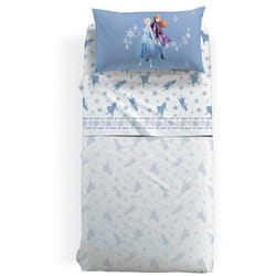 Disney - Completo Lenzuola Letto Singolo Frozen Magic Caleffi - Multicolor