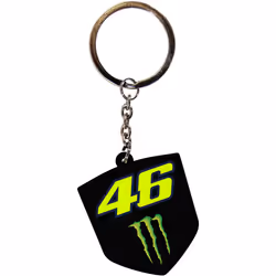 VR46 Monster Dual Portachiavi, nero-giallo per uomo