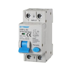 Ettroit - Interruttore Magnetotermico Differenziale 1P+N 40A 6KA 30mA 220V