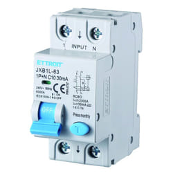 Ettroit - interruttore Magnetotermico Differenziale 1P+N 10A 30mA 220V-6KA classe a - JX271064