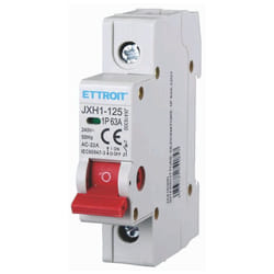 Ettroit - Interruttore sezionatore, 1P, 230Vac, 63A JX416300