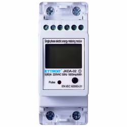 Contatore Monofase con corrente massima di 80A. E' un misuratore monofase digitale, con un display a 5+1 cifre. Dotato di pul ...