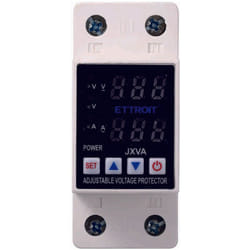Ettroit - rele automatico di protezione sovratensione sovracorrente con riporistino automatico AC230V 63A 2 moduli din