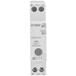 Ettroit - interruttore Smart Tuya Wifi 40A su guida din 1M 1P 220V, Controllo tramite App