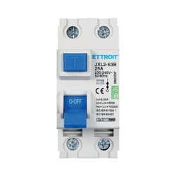 Ettroit - Magnetotermico Differenziale Puro 2P 25A 30mA curva b 6KA ac/dc 220V