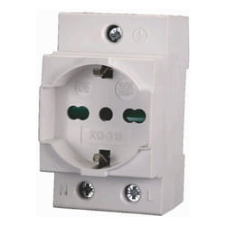 Presa schuko per guida din, 2,5 moduli, 230Vac, 16A Ettroit JXDA-05