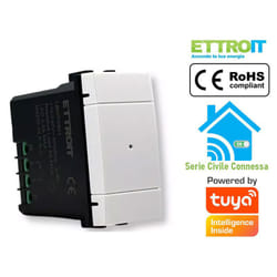 Ettroit - modulo pulsante deviatore connesso wifi app tuya 1P 240V compatibile living