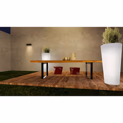 Vaso Luminoso Ø34x86 cm in Resina Arkema Tondo 86 SL - Vista aggiuntiva 3