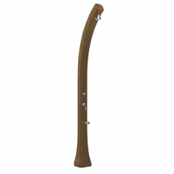 Doccia Solare da Giardino 28L Miscelatore Temporizzato e Lavapiedi Arkema Happy Beach Dove Gray