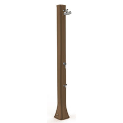 Doccia Solare da Giardino 40L Miscelatore e Lavapiedi Arkema Big Happy Five Dove Grey