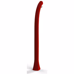Doccia Solare da Esterno Giardino 23L Miscelatore e Lavapiedi Arkema Happy Ruby