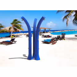 Doccia Solare da Giardino 44L Miscelatore e Lavapiedi Arkema Happy XL Ruby - Vista aggiuntiva 4