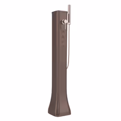 Doccia Solare da Giardino 23L Miscelatore e Doccetta Mobile Arkema Happy Go Dove grey