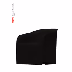 Poltrona Sedia da Giardino 69x72 cm in Resina Arkema Lady Antracite - Vista aggiuntiva 4