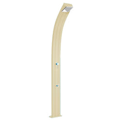 Doccia Solare da Esterno Giardino 30L Miscelatore e Lavapiedi Arkema Spring Champagne Bronze