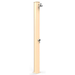 Doccia Solare da Giardino 40L Miscelatore Arkema Big Jolly Champagne Bronze