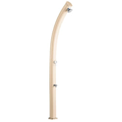 Doccia Solare da Giardino 25L Miscelatore e Lavapiedi Arkema Jolly Champagne Bronze