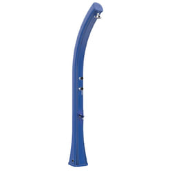 Doccia Solare da Giardino 44L Miscelatore e Lavapiedi e Temporizzatore Arkema Happy XL Blu