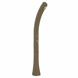 Doccia Solare da Giardino 44L Miscelatore e Lavapiedi e Temporizzatore Arkema Happy XL Dove Gray